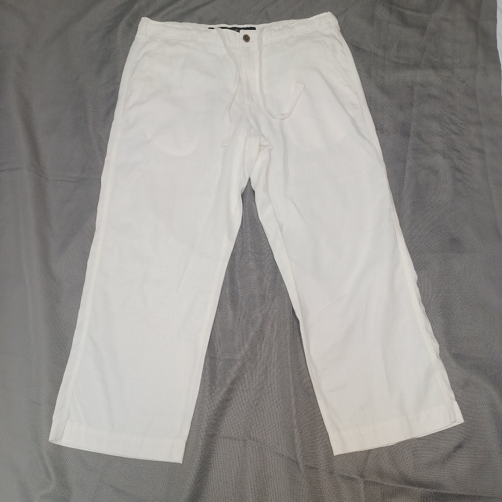 Marc Anthony Men 38X30 Pants Cream Trousers